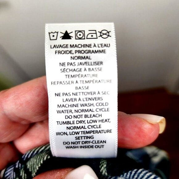 Mountain Ridge Men's Super Soft Flannel Shirt Green & Blue Plaid Size XL - Picture 9 of 10